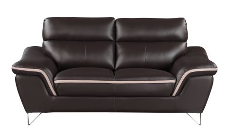 Genuine Leather Loveseat