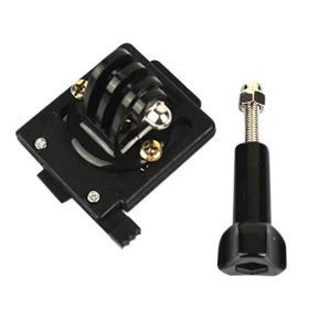 Camera recorder helmet holder (Option: Black-Q1 pc)
