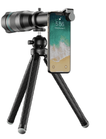 APEXEL mobile telescope telephoto lens (Color: Black)