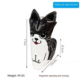 Golf Straight Bar Putter Sleeve (Option: Head Tilt Cat Brown)