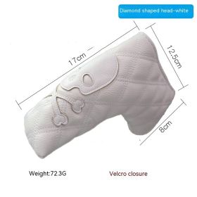 Golf Straight Bar Putter Sleeve (Option: Skull Diamond White)