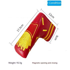 Golf Straight Bar Putter Sleeve (Option: French Fries Style)