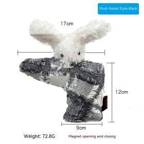 Golf Straight Bar Putter Sleeve (Option: Fluffy Rabbit Black)
