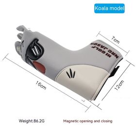 Golf Straight Bar Putter Sleeve (Option: Koala Style)