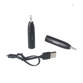 Car AUX Bluetooth Audio Receiver (Option: Black-USB)