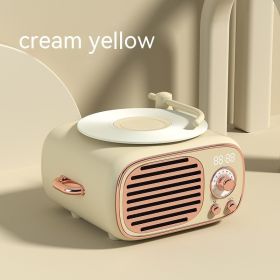 Retro Multi-function Bluetooth Microphone Stereo (Option: Yellow-Individual Audio System)