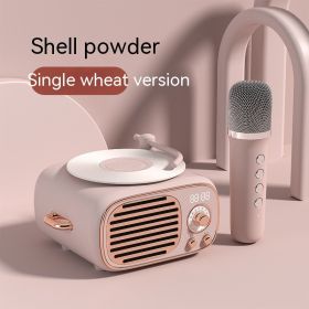 Retro Multi-function Bluetooth Microphone Stereo (Option: Pink-Audio 1PC Microphone 1PC)