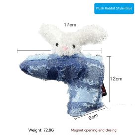 Golf Straight Bar Putter Sleeve (Option: Fluffy Rabbit Blue)