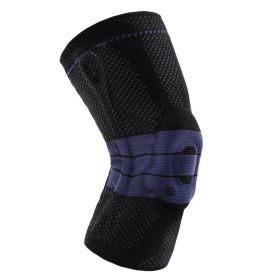 Basketball Sports Kneecaps Running Device (Option: L-Black And Blue 1 Piece)
